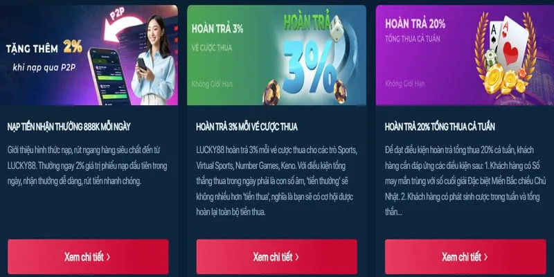 Hoàn trả casino và thể thao Bóng 88